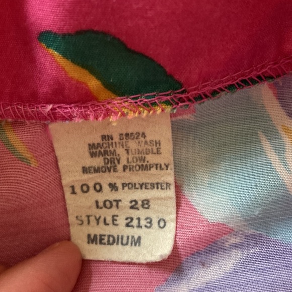 Vintage colorful button down - Picture 2 of 3